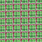 Momnson - Berry Lattice on Green Gingham