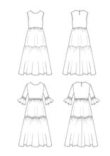 Load image into Gallery viewer, Liberty Sewing Pattern - Natasha Tiered Dress Sizes 6-14
