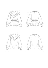 Load image into Gallery viewer, Liberty Sewing Pattern - Rosanna Ruffle Top Sizes 14-22
