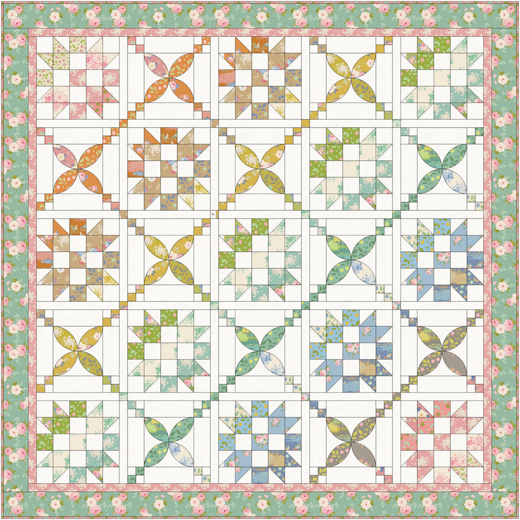 **Pre-Order Sunday Brunch Trail of Stitches Quilt Kit