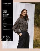 Liberty Sewing Pattern - Thea Boho Shirt Sizes 6-22