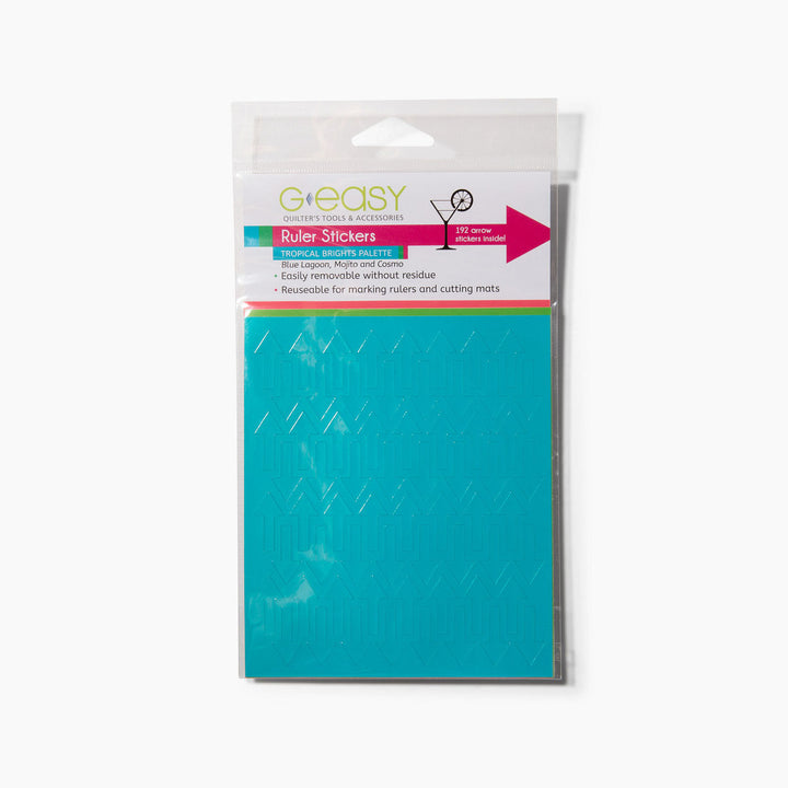 GEasy Ruler Stickers in Tropical Brights