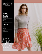 Load image into Gallery viewer, Liberty Sewing Pattern - Zina Wrap Skirt Sizes 6-14
