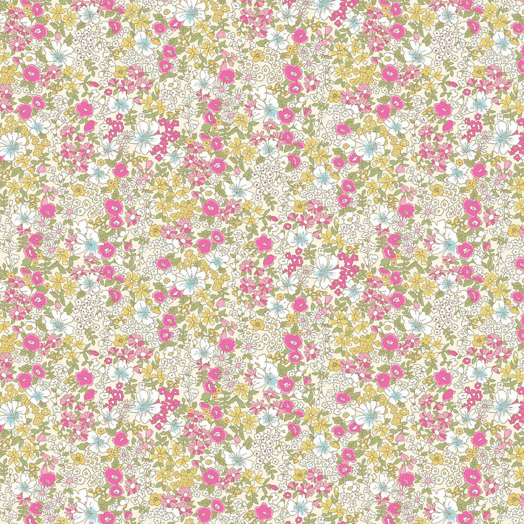 Yoihana - Floral In Yellow, Pink, and White