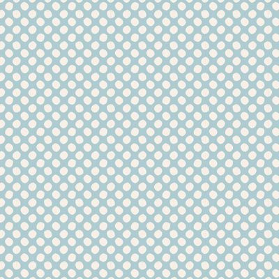 Tilda Basic Classics - Paint Dots in Light Blue