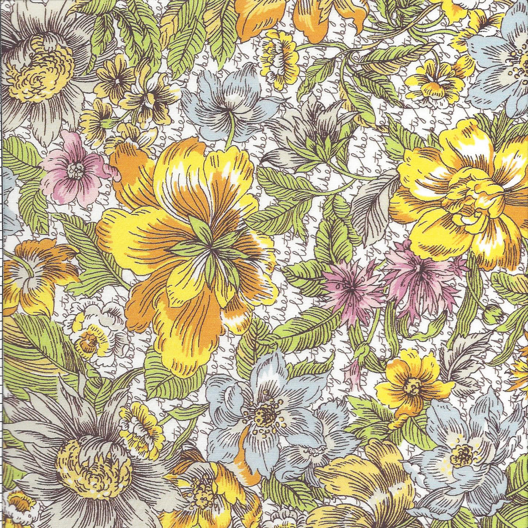 Liberty Fabrics Tana Lawn®- Floral Anthem (C)