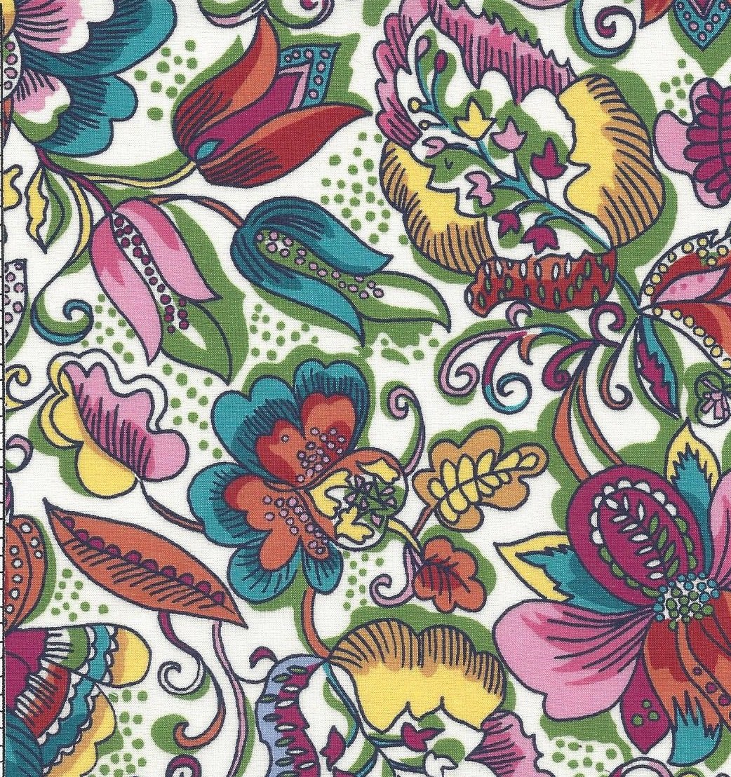 Liberty Fabrics  Tana Lawn® - Passion Blooms (B)
