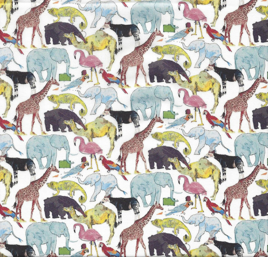 Liberty Fabrics Tana Lawn®- Queue for the Zoo (F)