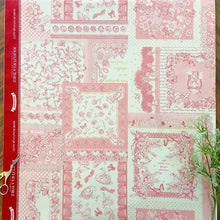 Load image into Gallery viewer, Jolifleur La Toile - Toi Toi Toi Rose Red Sheeting
